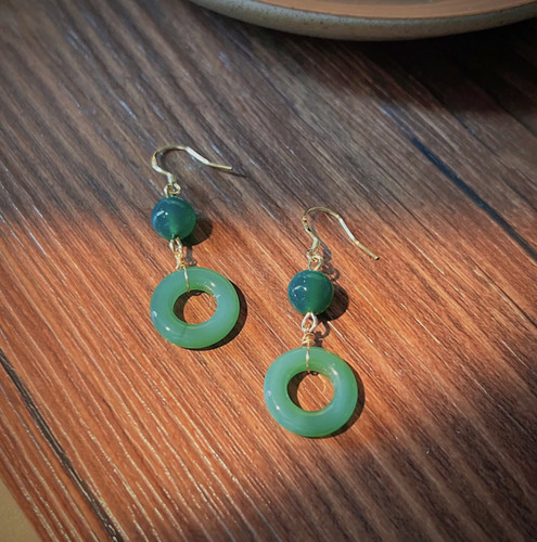 Boucle oreille anneaux - boucle, de