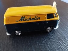 Volkswagen Combi Solido Michelin bleu et jaune