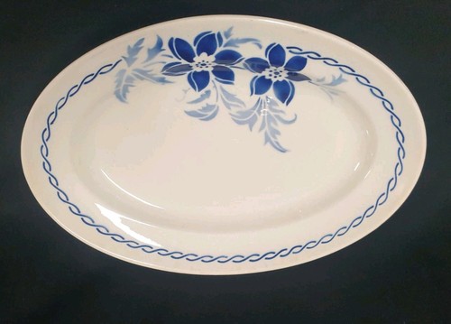 Vintage plat ovale decor - vintage,