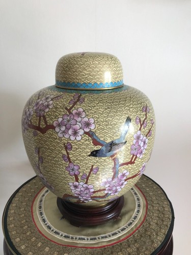 Cloisonne potiche pot - potiche, couvert