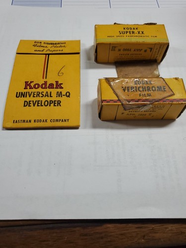 2 Unopened 1950 Kodak Film &