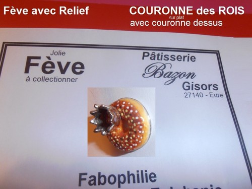 Feve avec relief gâteau - feve,