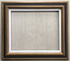 Cadre doré à profile inversé format 8F pour tableau peinture 46x38cm