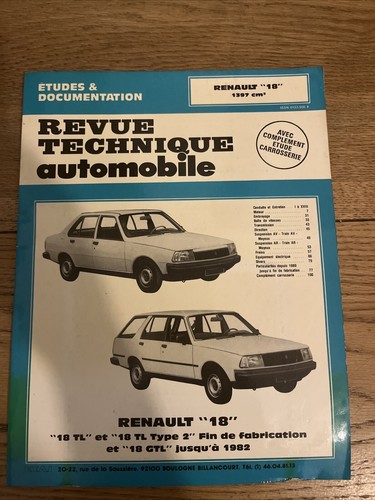Revue technique renault 4 - technique, 1.4