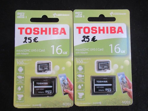 Toshiba m203 lot cartes - de,