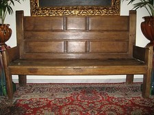 Banc en bois - Travail très