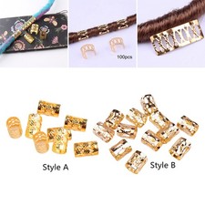 100x dreadlocks perles cheveux - perles,