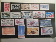 FRANCE - LOT DE TIMBRES POSTE AERIENNE oblitérés