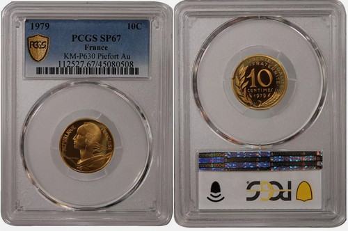 Piéfort 10 centimes - -,