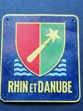 Insigne Plaque De Bras Rhin Et Danube. Authentique. Souvenir. 1945. 