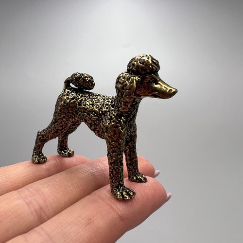 Mini statue caniche vintage