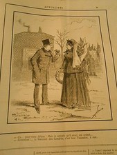 Caricature 1891 - Crématoire