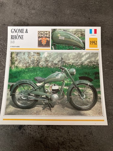 Carte fiche moto collection - carte,