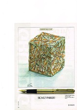 PUBLICITE ADVERTISING   1979   PARKER  stylo  signé CESAR