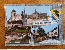 Aix en Othe - Place de l'Hotel de Ville, le Collège, L'Eglise - CPSM GF