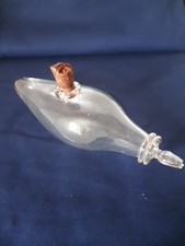 biberon limande 19e, verrerie ancienne, 25cm, BE