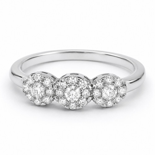 Bague fiançailles trois - de, à