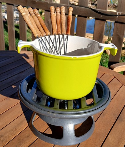 Creuset service fondue - service,