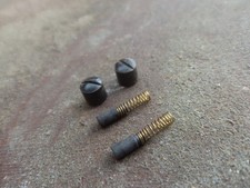 Hornby Meccan Paire de balais charbons + vis cabochon en laiton  ! diamètre 4 mm