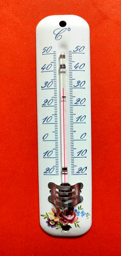 Ancien thermomètre émaillé