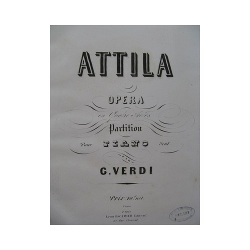 Verdi giuseppe attila opera - giuseppe,