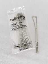 MÄRKLIN 7014 DIX ÉLÉMENTS DE CATÉNAIRES FEMELLE DE 115mm NEUFS EN SACHET