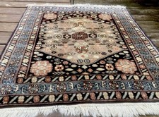 Tapis laine soie noué - tapis,