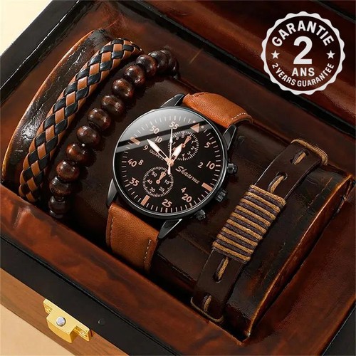 Montre homme ronde 3 - montre, +