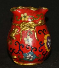 4.2" chinois cuivre Cloisonne