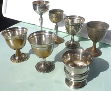 Lot 7 Petits COQUETIER + VERRE