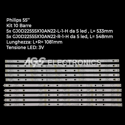 Kit barres bandes led - kit,