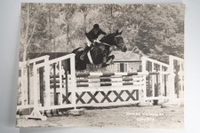 PHOTO Argentique	France	Equitation cheval saut d'obstacles		1970 30X40cm