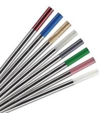 5 X Tig Soudage Tungsten Électrode 1.6mm x 150mm Rouge, Blanc, Or, Gris Ect