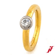 Bague Solitaire 750/18K Or