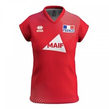 7293 ERREA France Volley-Ball 3' Maillot Course Femme National 2019/2020