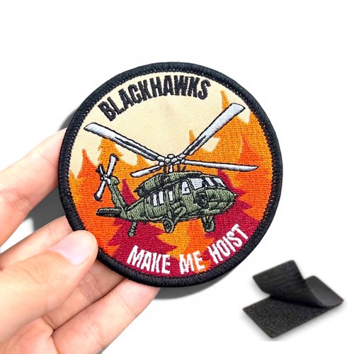 Patch helicoptere black hawk - helicoptere,