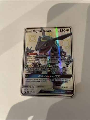 Carte pokémon rayquaza - rayquaza, gx