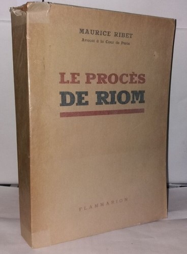 Procès riom ribet - |,