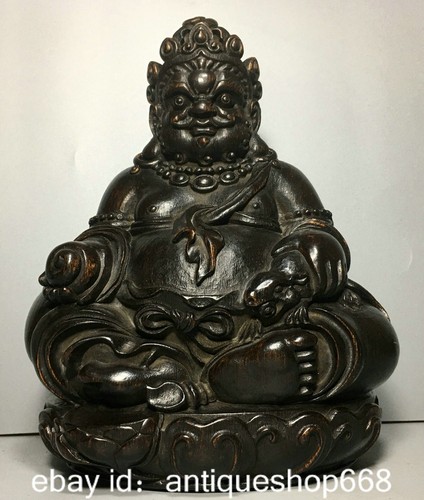 Vieille statue de - 7.6",