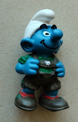 Figurine schtroumpf montagnard - figurine,