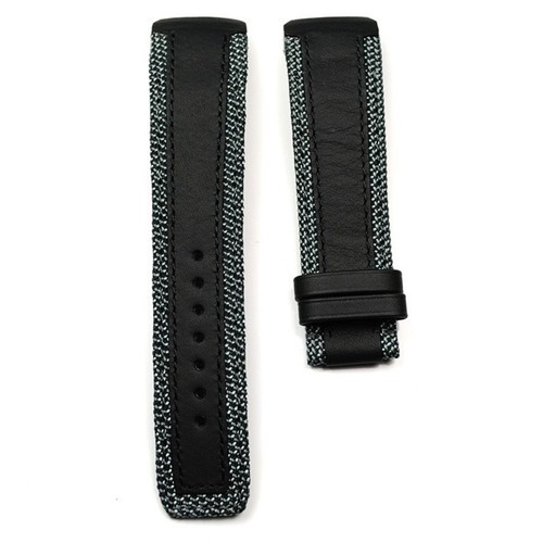 Black leather strap t610035309 - black,