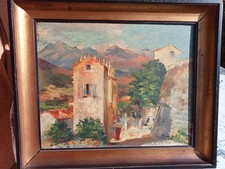 Magnifique Ecole Fr Impress Provençale Charles Giraudon 1880_1958 G Côtés.Cadre