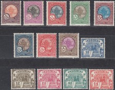 INDOCHINE Colonie Française Timbres-Taxe 1922 Yvert 44/56 Neuf * (ref#18000)