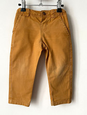 Pantalon Bont'chou Bébé Garçon 18 mois 100% coton Ocre taille réglable !