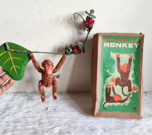 Vintage joueur singe - vintage, emballé