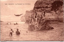 19387 cpa 64 Biarritz - au Plongeoir du Port-Vieux