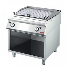 Grill inox pierre de lave à