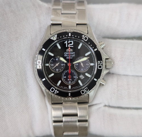 Montre homme orient mako solar - montre,