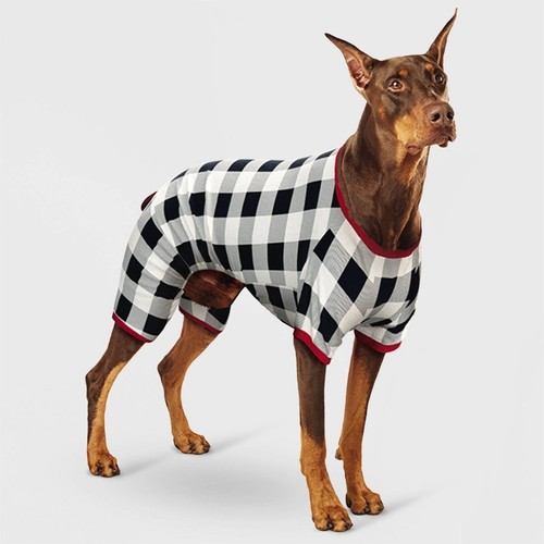 Chien chat buffalo plaid - chat,