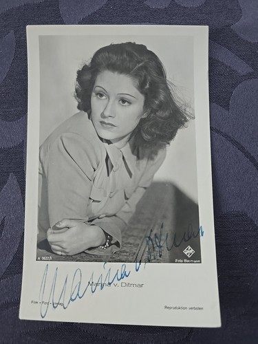 Marina ditmar autographe - marina,
